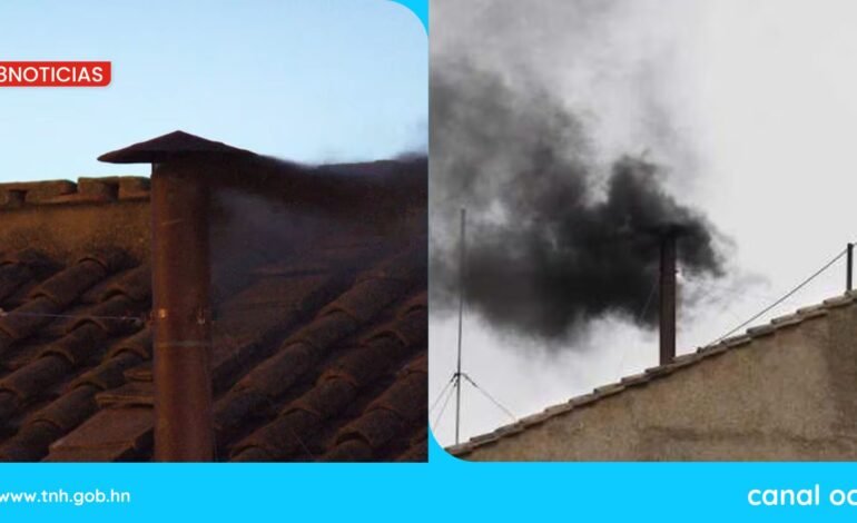 Primera fumata: Humo negro indica que el cónclave aún no ha elegido al nuevo Papa
