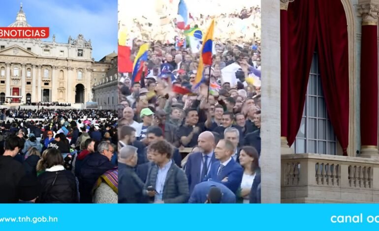 Multitudinaria espera en la Plaza de San Pedro: miles de fieles aguardan la presentación del Papa 267°