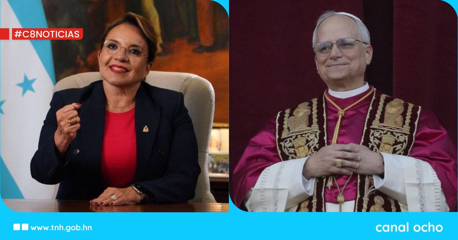 Presidenta Castro saluda con esperanza la elección del Papa León XIV